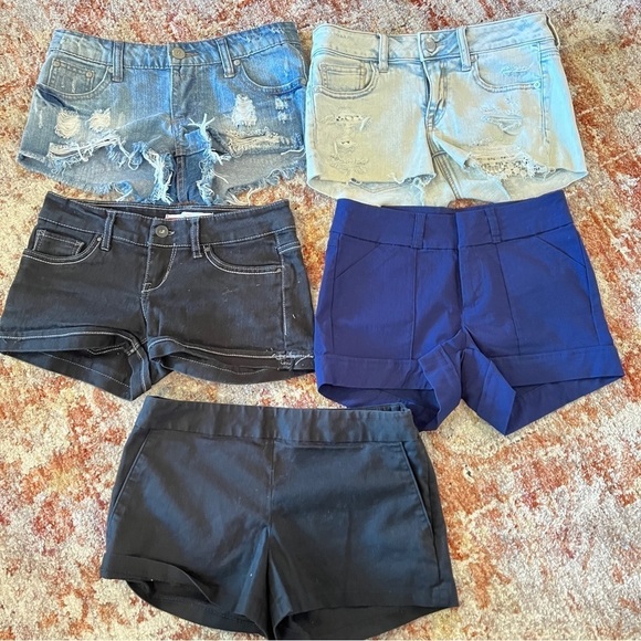 Bundle of Five Women’s Shorts Denim Classic Short Shorts size 1 - Picture 1 of 9